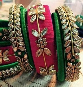 Beautiful Customized Sllk Bangles