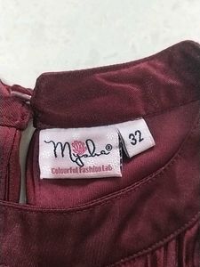 Mini Dresses Maroon