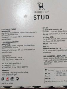 Rainson&#39;s Stud Perfume Set