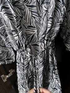 Leaf Print Dress