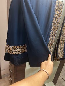 Long Anarkali Gown With A Set Of Earings For Free