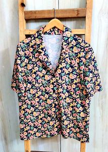 Floral  Shirt Size-40