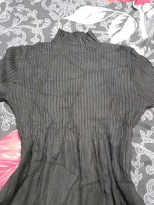 Elegant Black Long Sleeve Dress