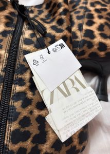 Zara animal Print Ankle Boots