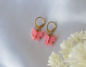 Butterfly Drop Earrings