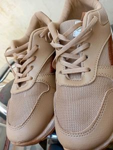 WALKLINE Gracy 04 Beige Tan Training &amp; Gym Shoes F