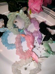 New 18 Pieces Stylish Hair Tie/Rubber Band /