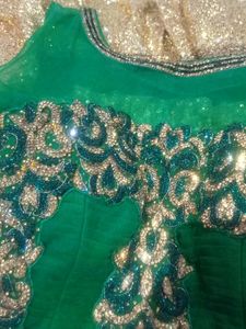 Ethnic Anarkali Suit (Silk And Net Material)