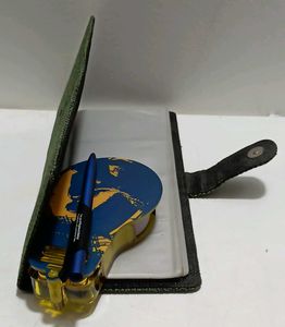 Card Holder,Chit Pad &amp; Pen Set