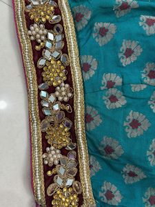 Designer  Blouse With Original Mirror Work Bust 32