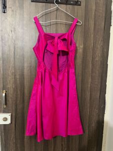 Hot Pink Dress Label Shaurya Sanadhya