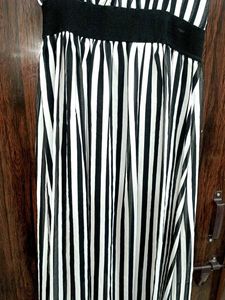 Striped Sleeveless Maxi Dress