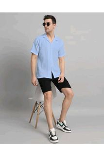 Popcorn Men Shirt Textured