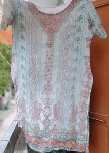 Floral Print Kurta