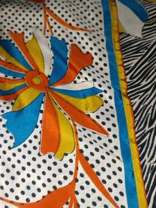 Floral Print crape saree