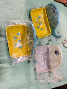 Cute Animal Soap Holders PACK OF 3