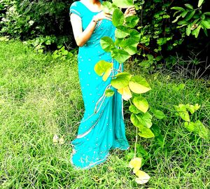 Beautiful Y2k Saree With Blouse