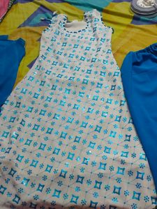 kurti set with pant and dupatta