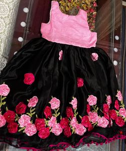 • Light pink satin fabric • Sleeveless design