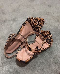 Leopard Print Sandals
