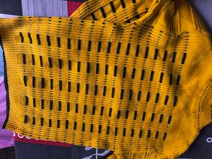 Yellow Patterned Sweater