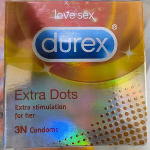 Durex Extra Dots Condoms - 3 Pack