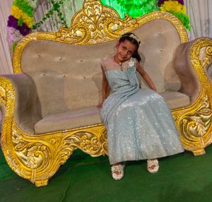 Sparkly Blue Girls' Dress