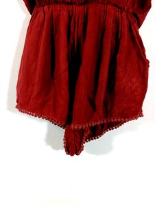 Maroon Romper (Women)