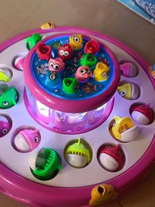 Double Layer Fishing Game For Kids