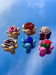 Dessert Turtle Clay Charms 🍩🐢