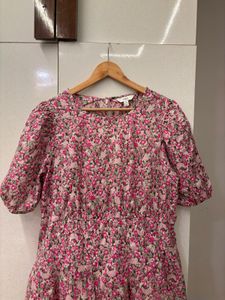Floral Print Mini Dress