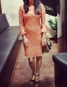 Netted Bodycon Dress