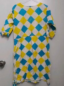 Colorful Checkered Dress