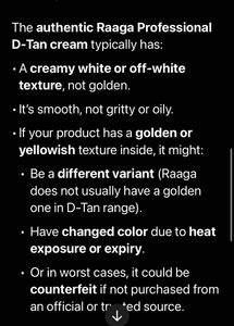 Raaga Professional D Tan Mask