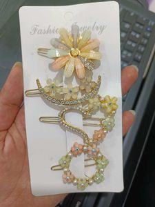 Korean Hair Clips Set