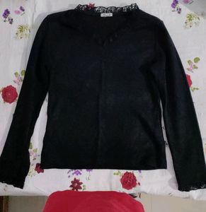 Winter Tops Black Colour