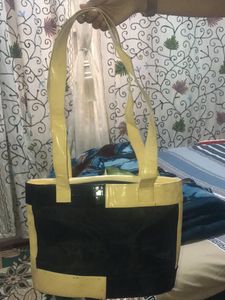 Canvas Net Tote Bag