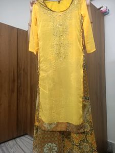 Frock Kurta, Legging With Dupatta Suit