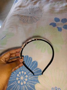 Sparkly Black Headband