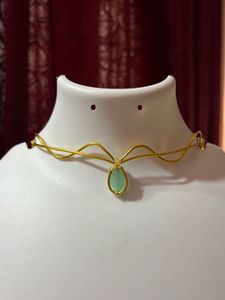 Mint Gem Choker Necklace