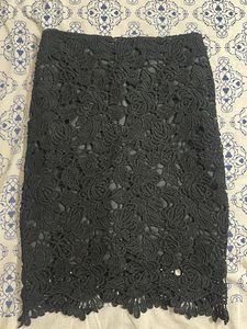 Korean Lace Pencil Skirt