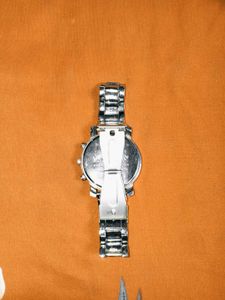ALMOWARIDOON Stylish Silver Watch