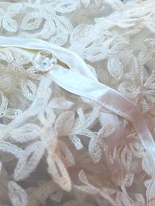 Korean style embroidered organza jacket