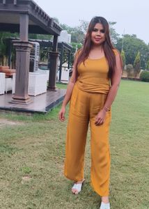 Stylish Mustard Jumpsuit