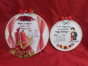 Couple Embroidery For Birthday