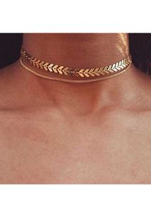 Leaf🪴 Two Layered Necklace