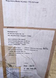 HP Desktop 280 G1 MT 108 500-GB HDD 4-GB Ram