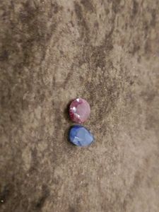 Loose Faceted Gemstones - Ruby & Blue Sapphire