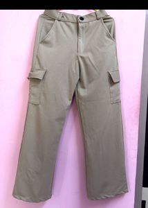 Combo of cargo pant, kurti and crop top
