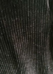 Black velvet dress